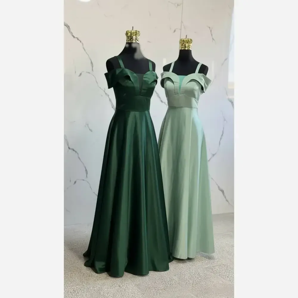 پیراهن مجلسی زنانه مدل النا جنس ساتن آمریکایی قد 160