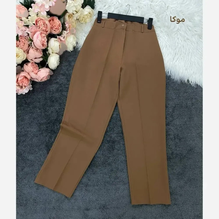 شلوار کلاسیک زنانه پارچه مازراتی 330 گرم درجه یک کد 2216