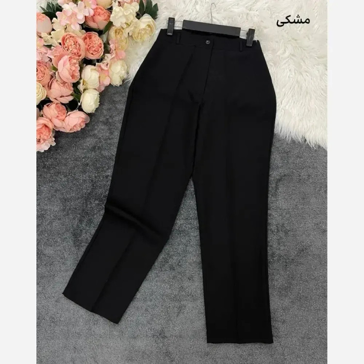 شلوار کلاسیک زنانه پارچه مازراتی 330 گرم درجه یک کد 2216