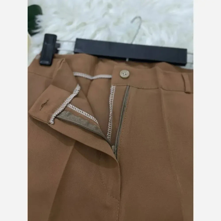 شلوار کلاسیک زنانه پارچه مازراتی 330 گرم درجه یک کد 2216