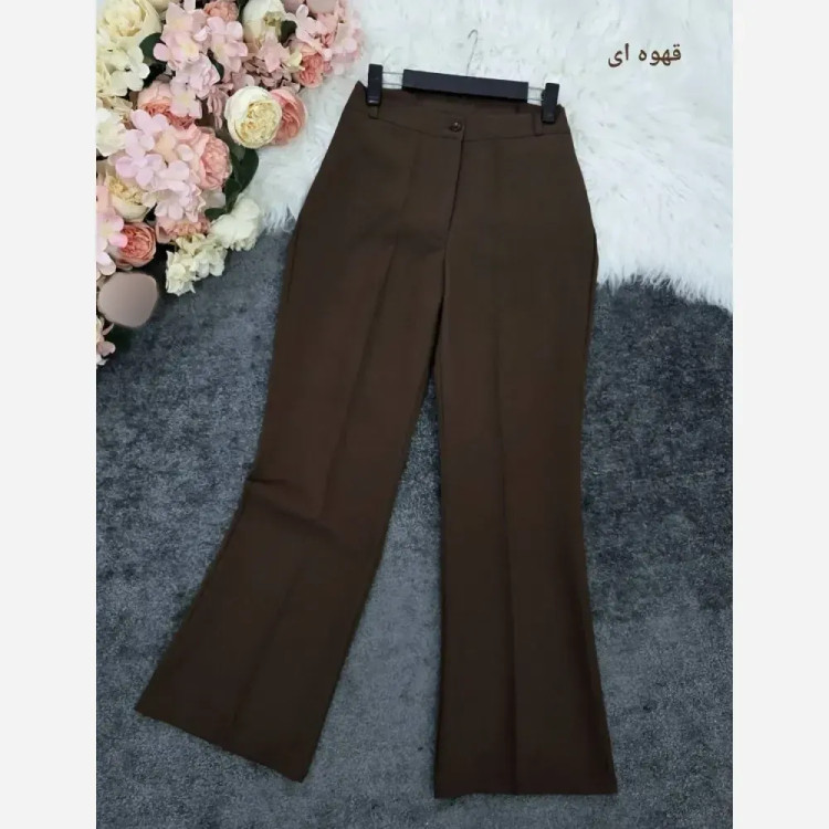 شلوار بوتکات زنانه پارچه مازراتی 330 گرم درجه یک کد 1394