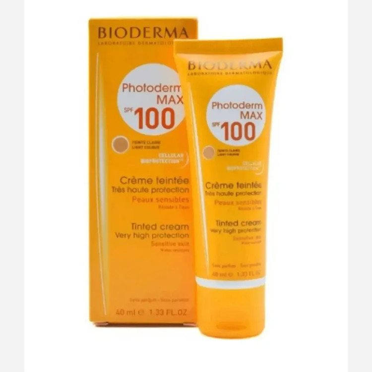 کرم ضد آفتاب بیودرما رنگ بژ با SPF 100