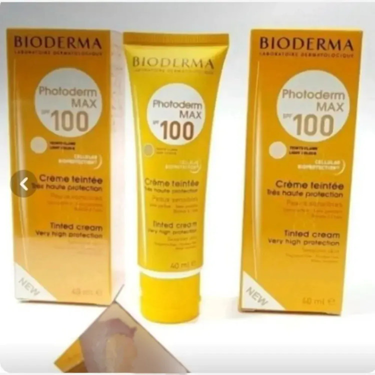 کرم ضد آفتاب بیودرما رنگ بژ با SPF 100