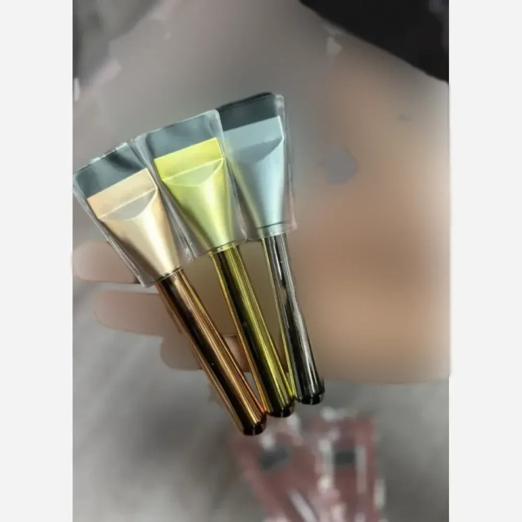 براش کرم پودر سرتخت با بدنه فلزی