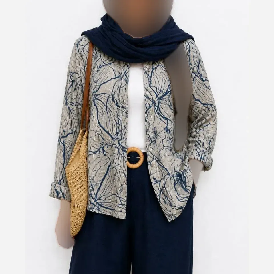 شومیز زنانه مدل رویال جنس ژاکارد حصیری فری سایز 36 تا 46
