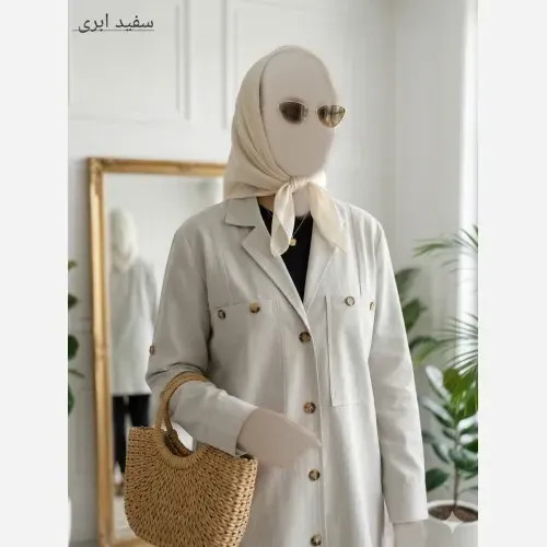 شومیز لینن زنانه مدل آریسا کد 1574 سایز 38 تا 50