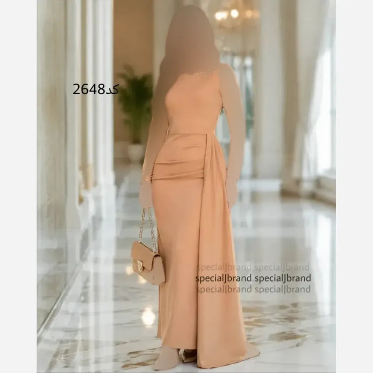 پیراهن ماکسی مجلسی زنانه مدل رزا جنس دالقیچ قد 160 زیپدار سایز 42 تا 54