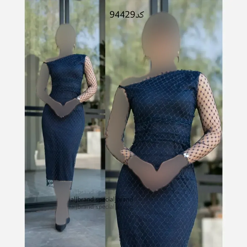 تونیک زنانه مدل سوژین لوزی جنس تور شایندار قد 125 سانتیمتر