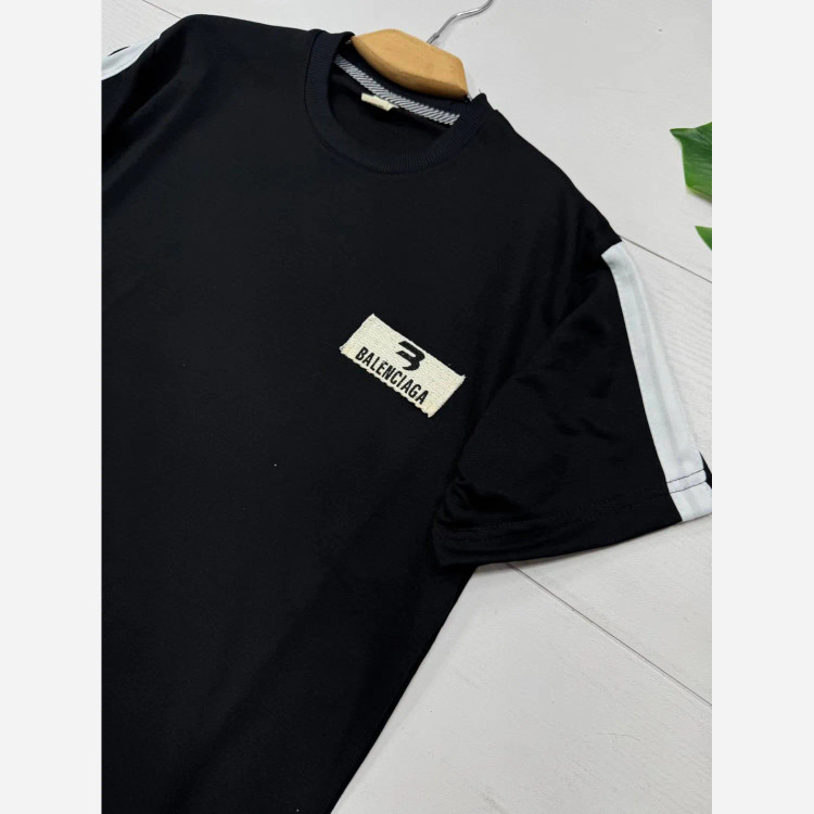 ست تیشرت و شلوارک مردانه Balenciaga جنس پنبه گلکسی سایز L تا 3XL