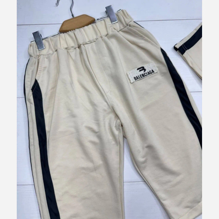 ست تیشرت و شلوارک مردانه Balenciaga جنس پنبه گلکسی سایز L تا 3XL