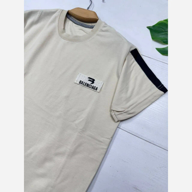 ست تیشرت و شلوارک مردانه Balenciaga جنس پنبه گلکسی سایز L تا 3XL
