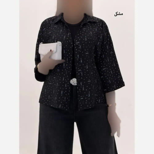 شومیز زنانه مدل YSL جنس اطلس شاین دار فری سایز مناسب 38 تا 48
