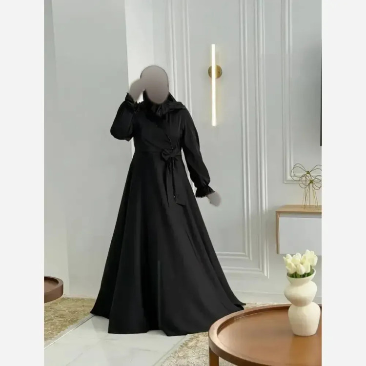 پیراهن زنانه مدل ریرا جنس الیزه پرچین فری سایز 38 تا 48