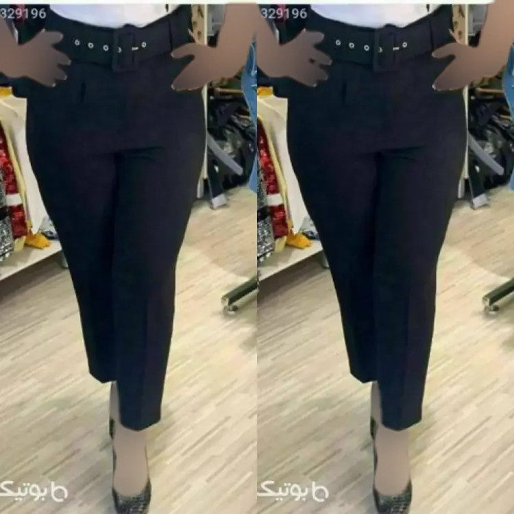 شلوار زنانه پاکتی جنس مازراتی درجه یک قد 95 سایز 40 تا 52