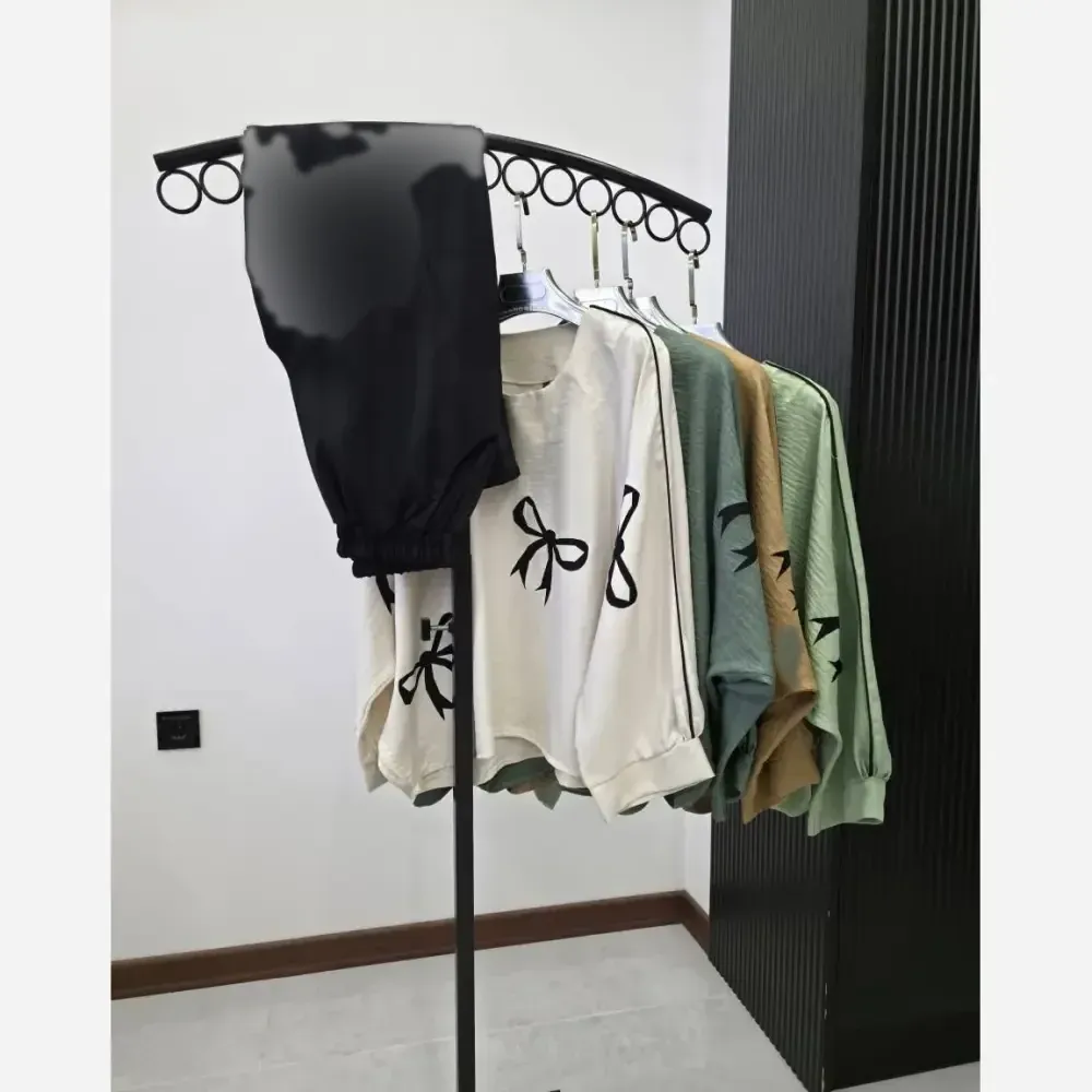 ست بلوز و شلوار زنانه مدل طنین جنس صوفیا و مراکشی سایز بزرگ تا 60