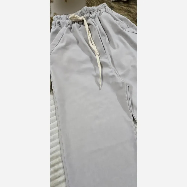 شلوار بگ کتان کش زنانه در رنگبندی متنوع سایز L تا 3XL