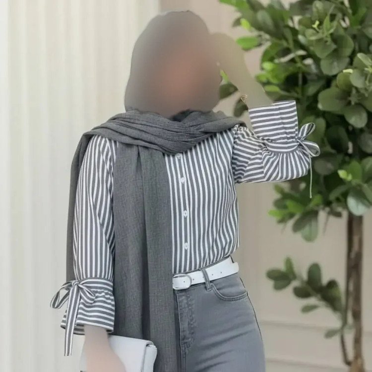 شومیز زنانه نخی خنک تابستانه مدل شیما فری سایز 36 تا 46