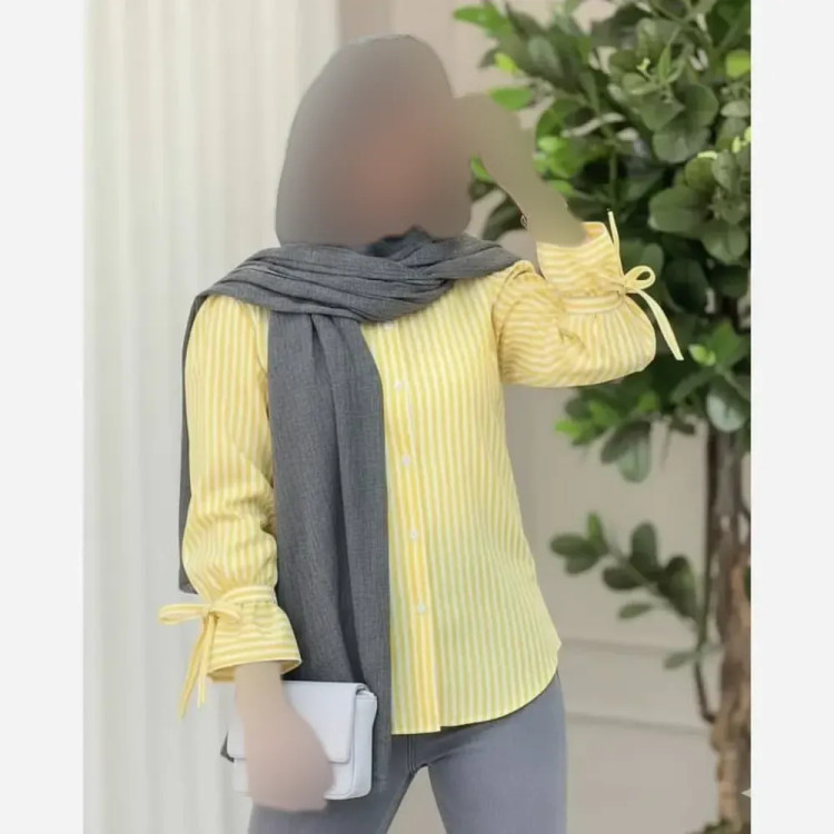 شومیز زنانه نخی خنک تابستانه مدل شیما فری سایز 36 تا 46