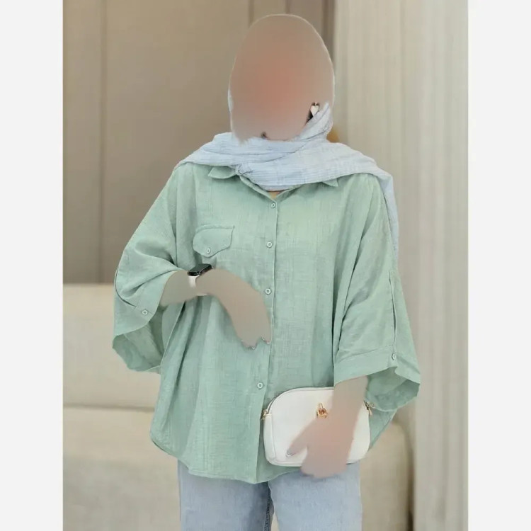 پانچ زنانه شانتون زیپی مدل آفتاب فری سایز مناسب تا 48