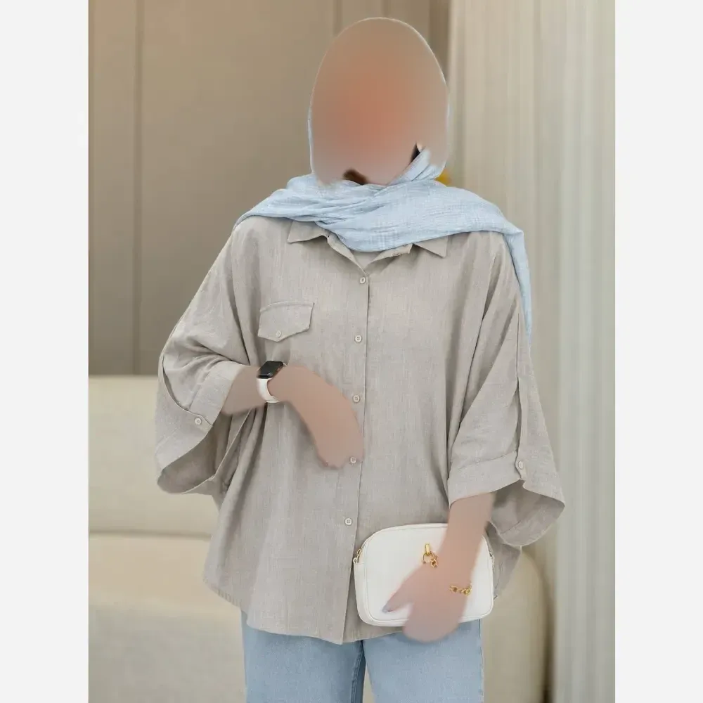 پانچ زنانه شانتون زیپی مدل آفتاب فری سایز مناسب تا 48