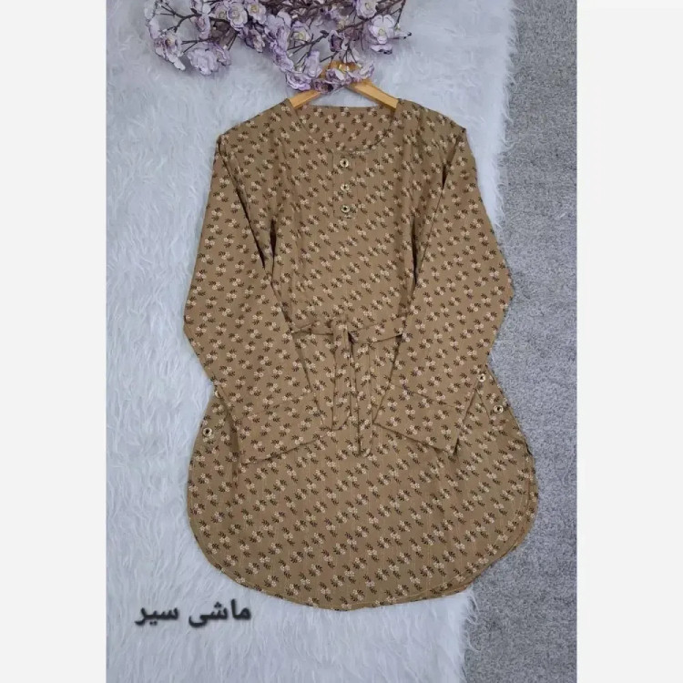 شومیز مانتو یقه گرد زنانه جنس لاریس در 5 رنگ متنوع