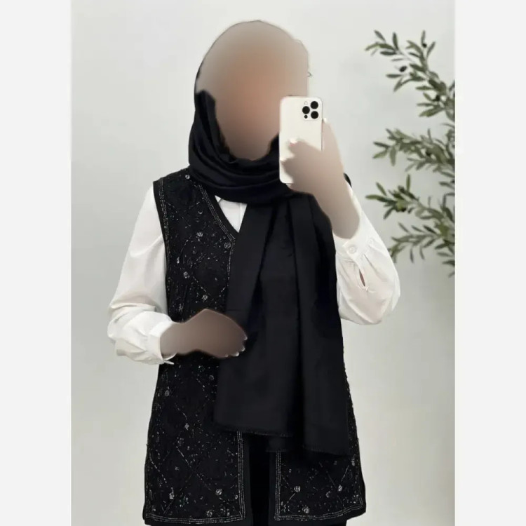شال مرینوس ژاکارد ترک دورو ابعاد 185 در 63 سانتیمتر