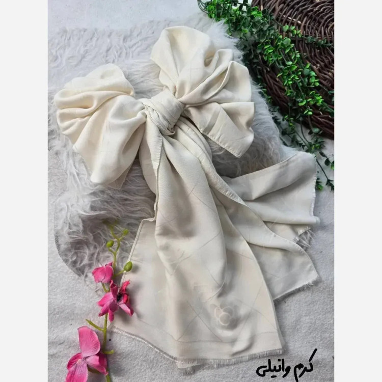 شال مرینوس ژاکارد ترک دورو ابعاد 185 در 63 سانتیمتر