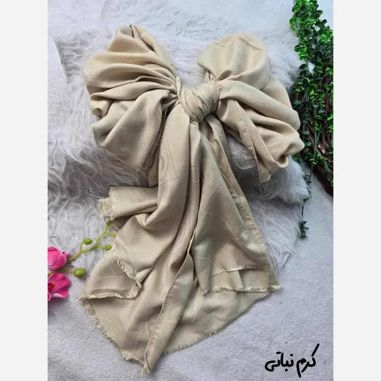 شال مرینوس ژاکارد ترک دورو ابعاد 185 در 63 سانتیمتر