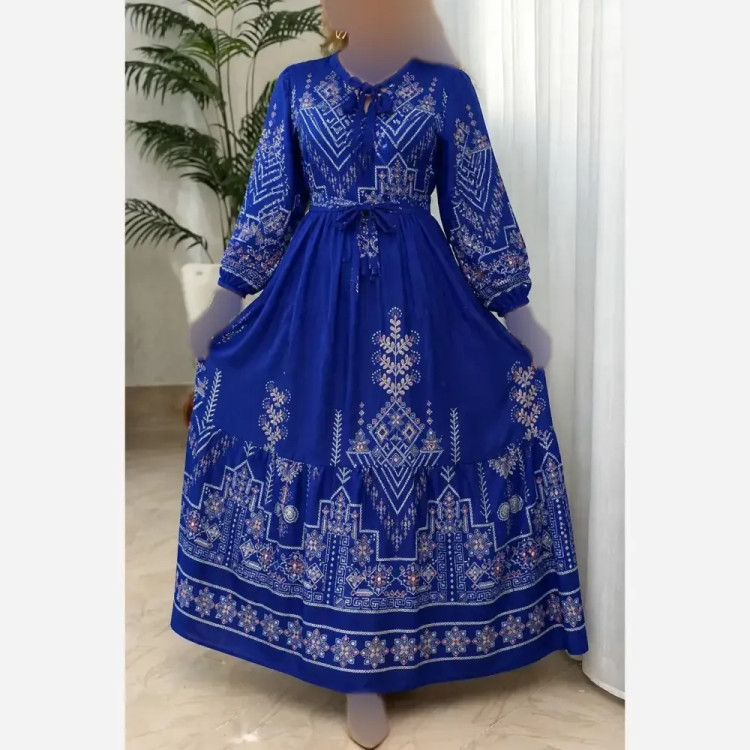 پیراهن ساحلی زنانه مدل کایرو جنس بوگاتی فری سایز 36 تا 46