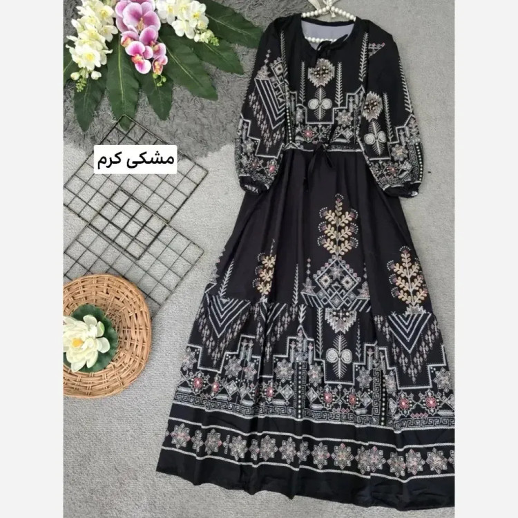 پیراهن ساحلی زنانه مدل کایرو جنس بوگاتی فری سایز 36 تا 46