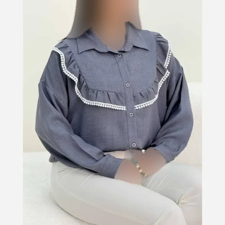 شومیز زنانه پفکی طرح خرس تدی فری سایز مناسب تا 46