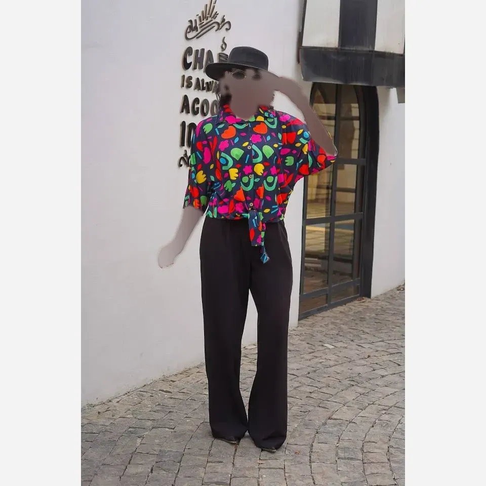 شومیز گره ای زنانه جنس رویال میله ای فری سایز 38 تا 46