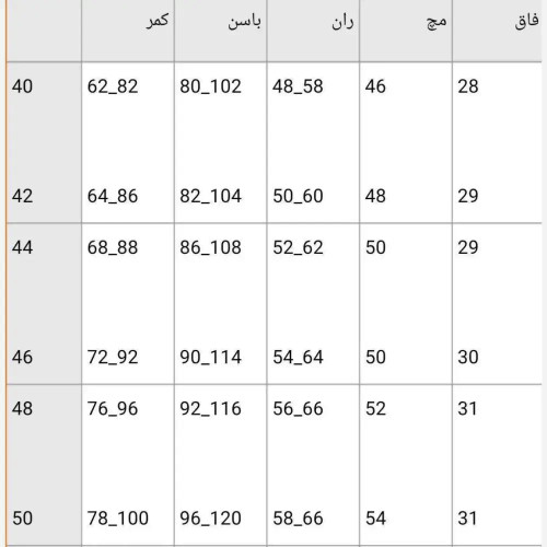 شلوار جین دمپا زنانه جنس جین نیل اعلا رنگ سفید سایز 40