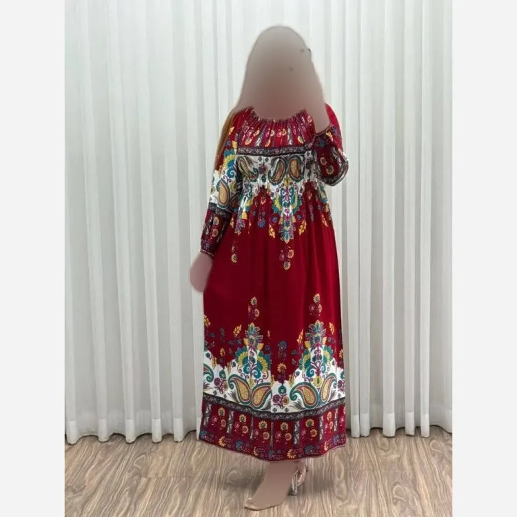 پیراهن ساحلی نخی زنانه مدل ترانه فری سایز مناسب 38 تا 44
