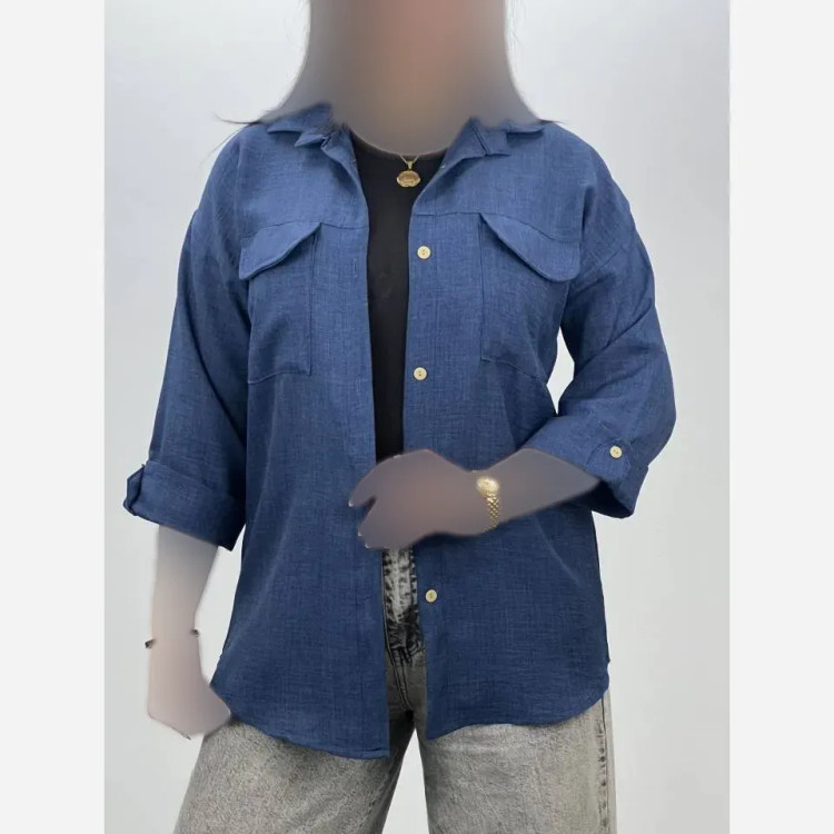 شومیز مانتویی شانتون مدل یکتا فری سایز 38 تا 46