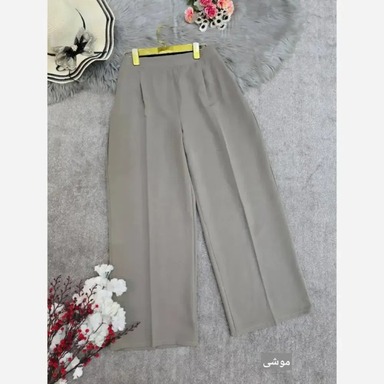 شلوار بگ زنانه پارچه مازراتی 330 گرم اعلا سایز 38 تا 52