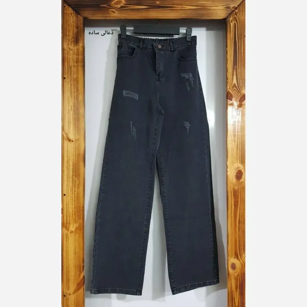 شلوار بگ جین زنانه سنگشور شده در رنگبندی متنوع سایز 38 تا 46
