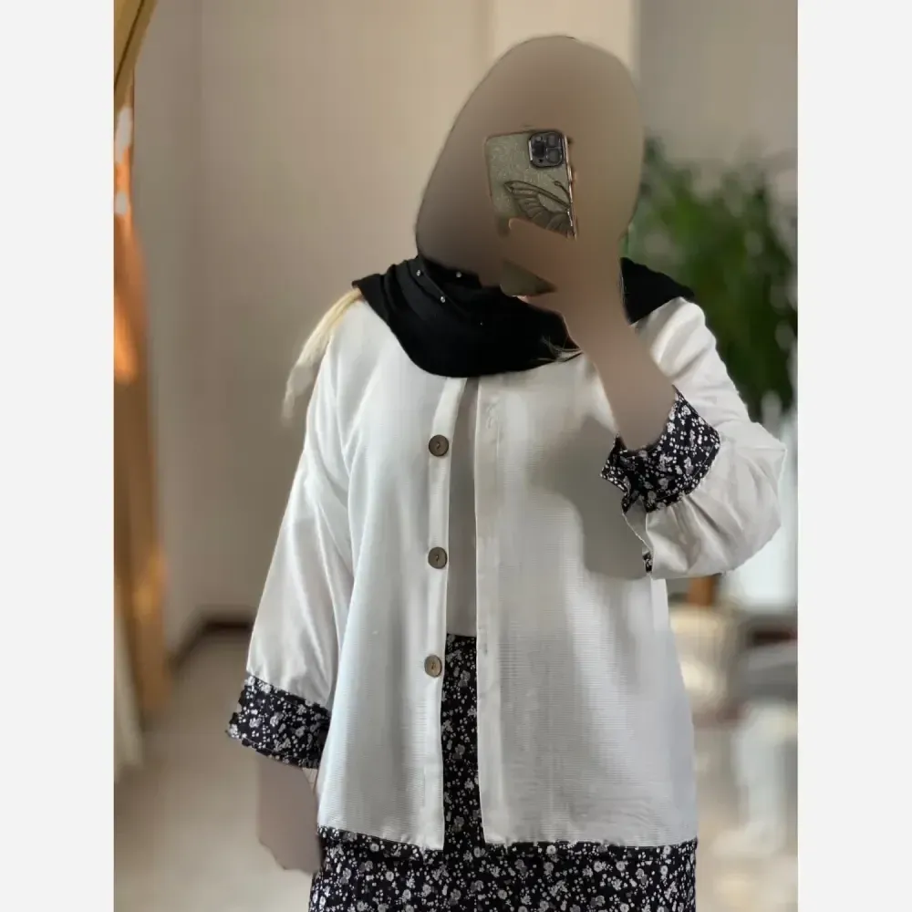 ست شومیز و دامن زنانه مدل پارمیدا جنس شانتون و کراش فری سایز 40 تا 48