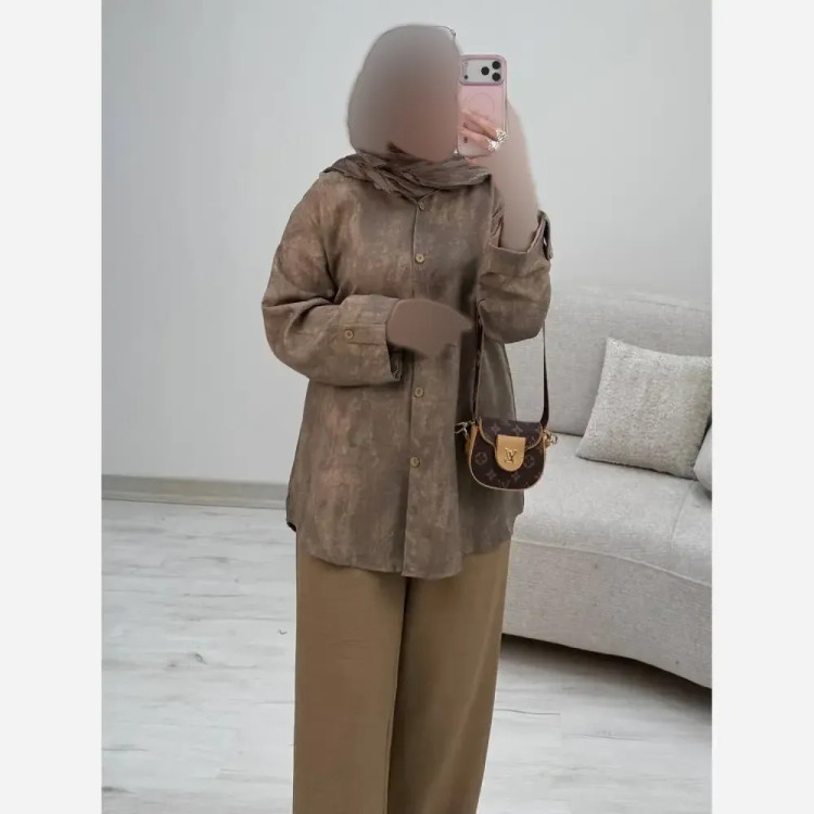 ست شومیز و شلوار زنانه مدل شقایق جنس شانتون فری سایز 38 تا 46