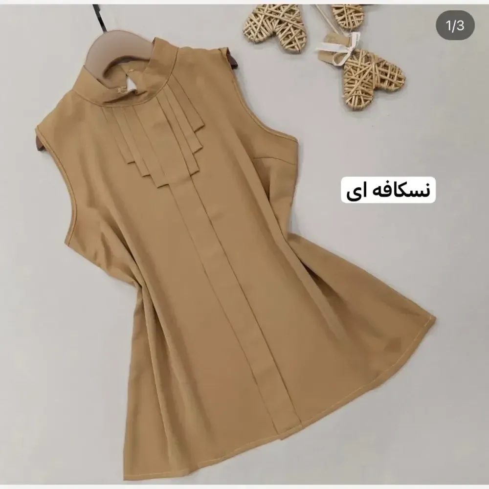 تاپ زنانه یقه دیپلمات جنس الیزه مصری اعلا سایزبندی 40 تا 52