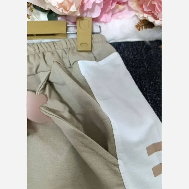 ست تیشرت و شلوار زنانه جنس گلکسی پنبه درجه یک فری سایز