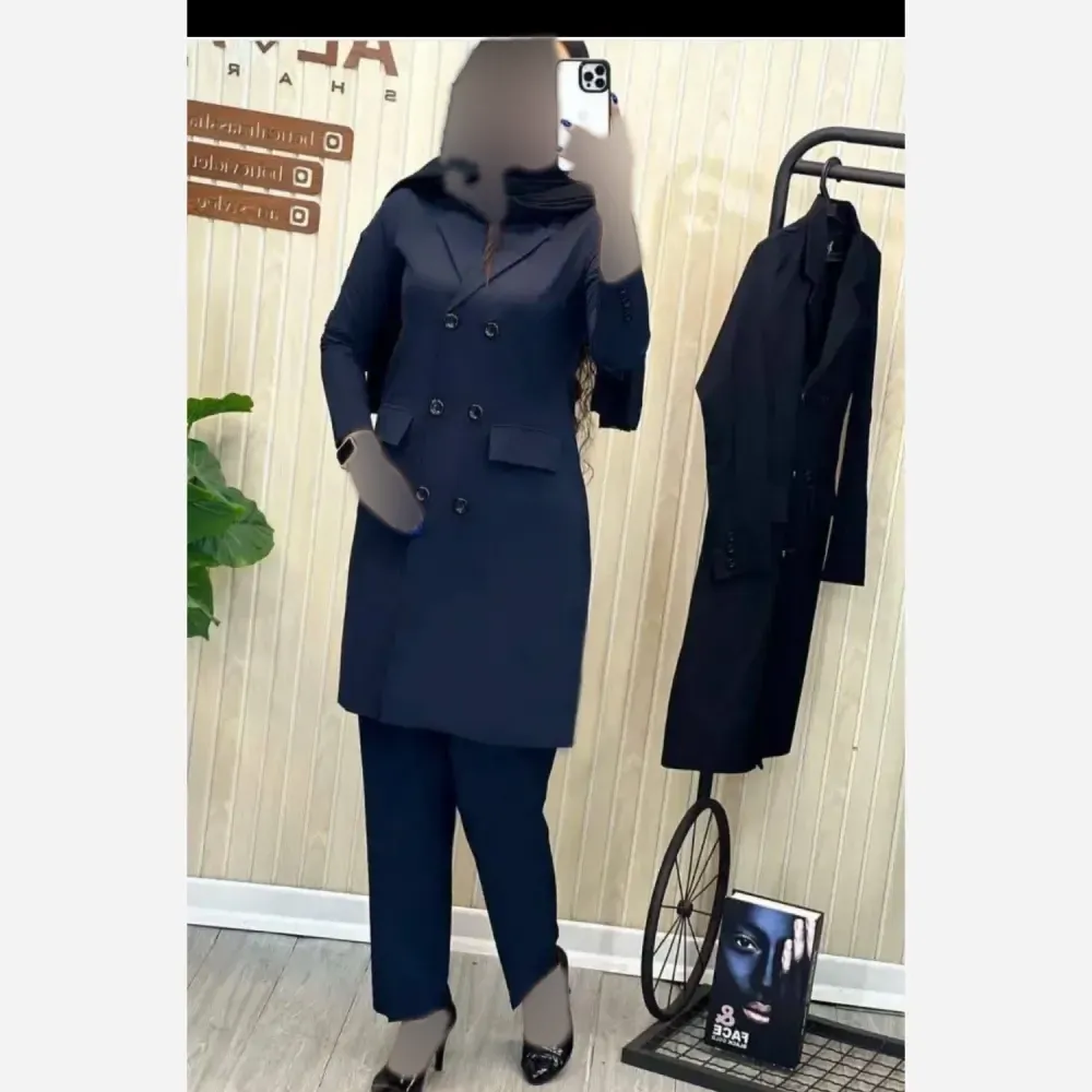 کت و شلوار اداری زنانه جنس فاستونی در سه رنگ متنوع