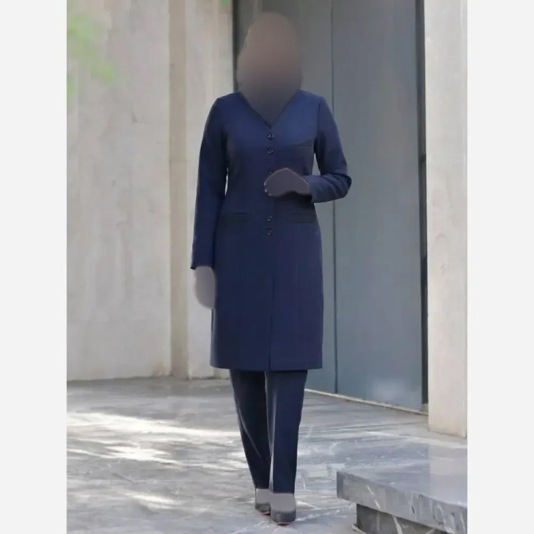 ست مانتو و شلوار اداری زنانه مدل تینا جنس سوپر مازراتی اعلا