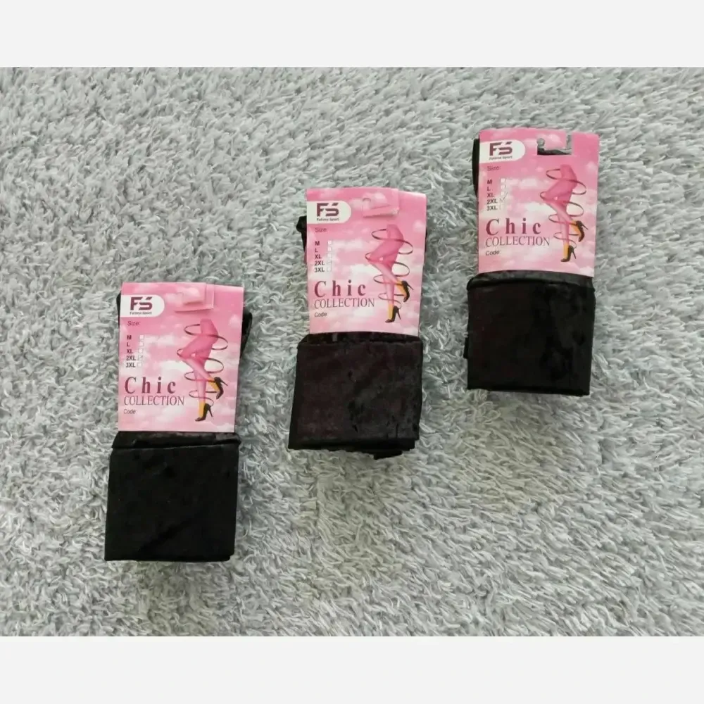 لگ مخمل ریز بیگ سایز زنانه مشکی مناسب سایز 48 تا 60
