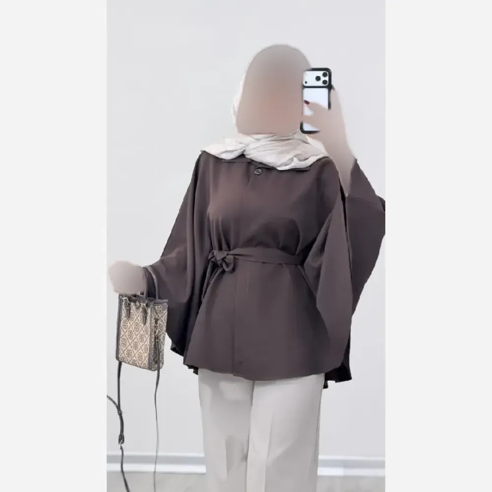 شنل مازراتی زنانه مدل دلنیا فری سایز کمربنددار