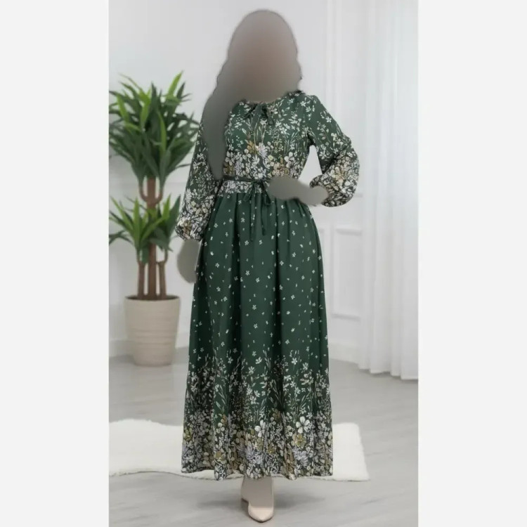 پیراهن ساحلی زنانه یقه بندی جنس بوگاتی اعلاء فری سایز تا 48