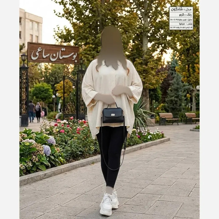 شومیز زنانه مدل شادگون جنس صوفیا فری سایز 38 تا 60 دکمهدار