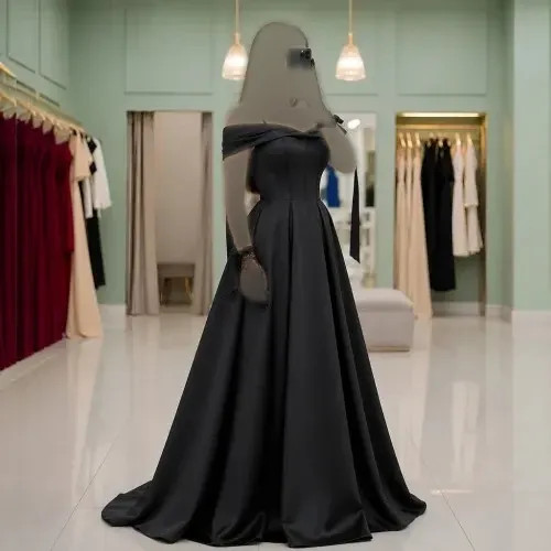 پیراهن زنانه ساتن آمریکایی در سه سایز و سه رنگ متنوع
