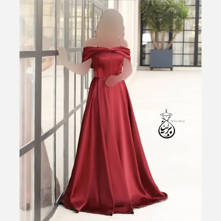 پیراهن زنانه ساتن آمریکایی در سه سایز و سه رنگ متنوع