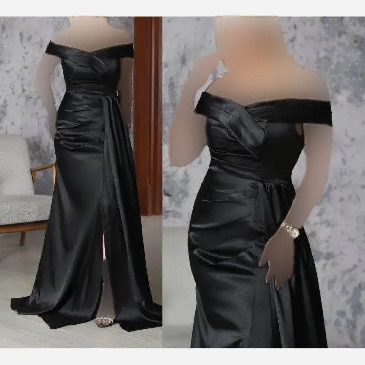 پیراهن ماکسی مجلسی زنانه مدل تیارا پارچه ساتن آمریکایی سایز 36 تا 48